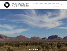 Tablet Screenshot of nonduality.com.au